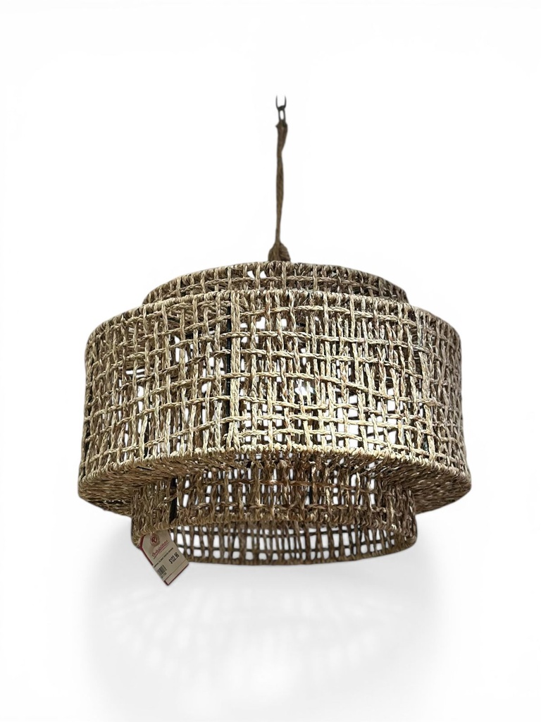 LAMPARA COLGANTE RUSTICA 55X36CM