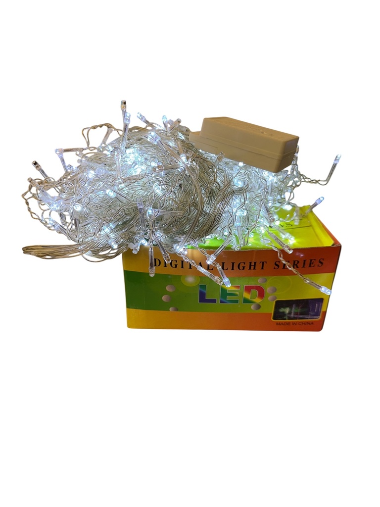 LUZ LED CASCADA 10 METROS 400LED BLANCA