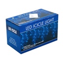 LUZ LED CASCADA 200LED CÁLIDA 6 METROS X 55CM EXT