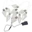 GUIRNALDA 10FOCOS LED FORMA DE DIAMANTE LUZ MULTICOLOR 