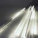 LUZ LED LLUVIA DE METEOROS BLANCA 8 TUBOS