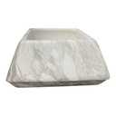 MACETA CERAMICA MARMOLEADA PIRAMIDE 22X11.5CM