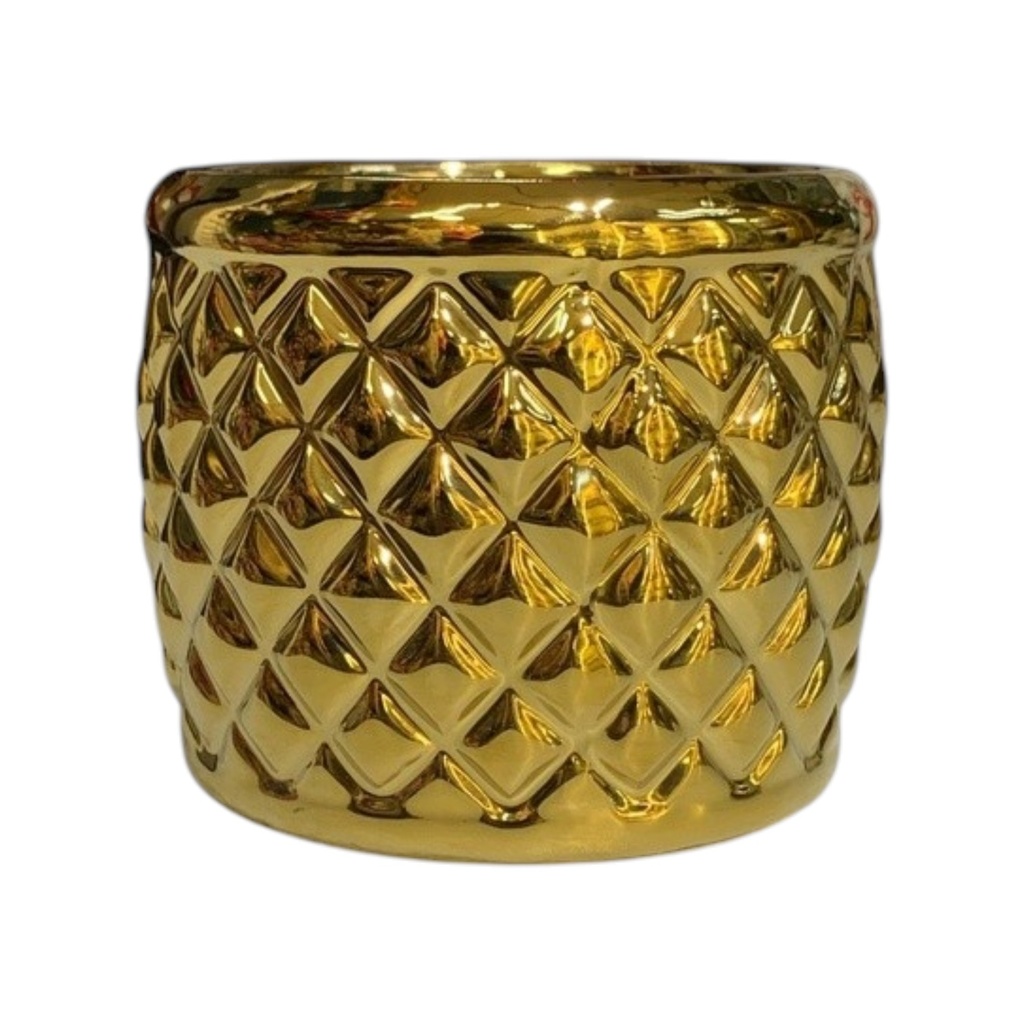 MACETA DORADO 15CM