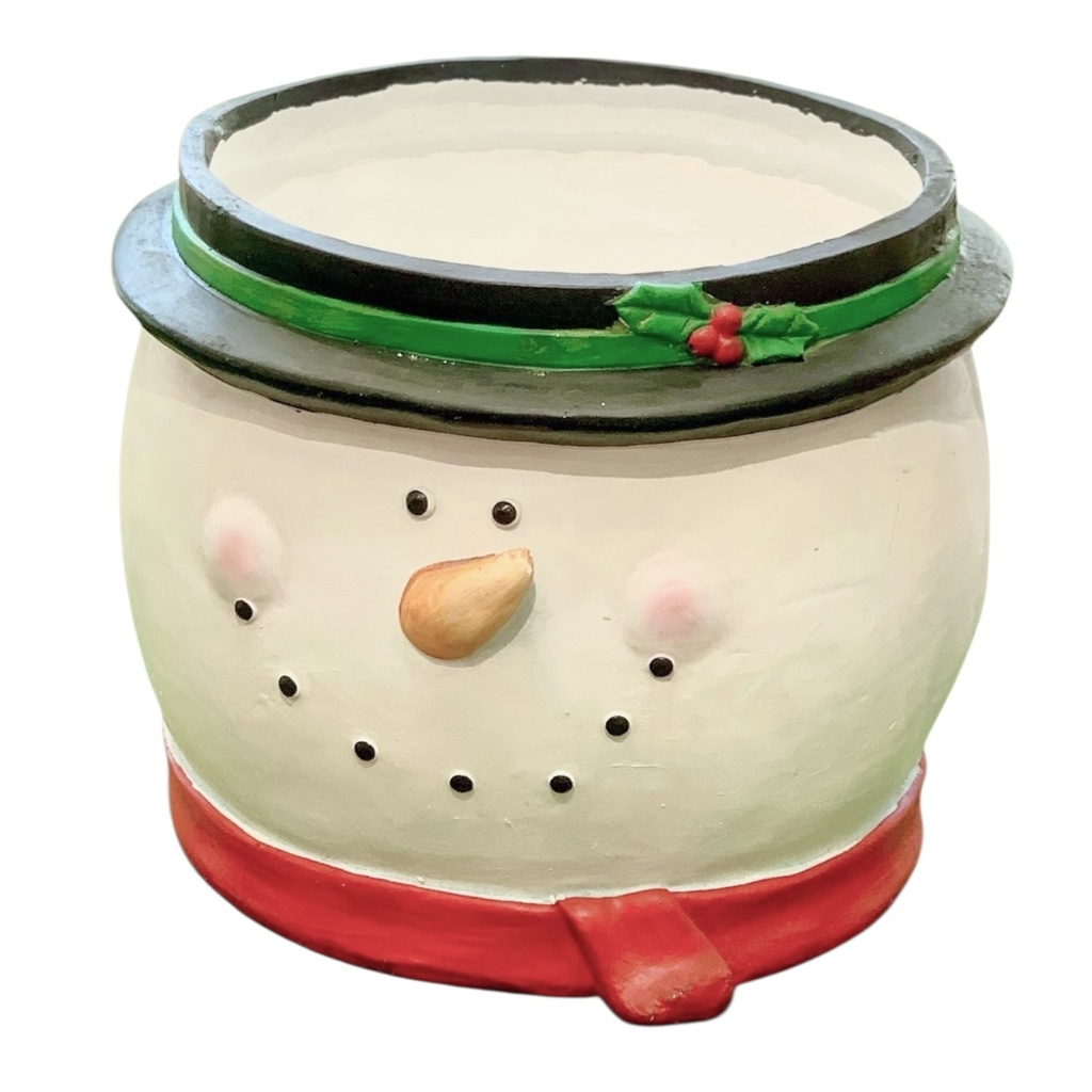 MACETERO HOMBRE DE NIEVE REF:TG045074 (40*36CM)