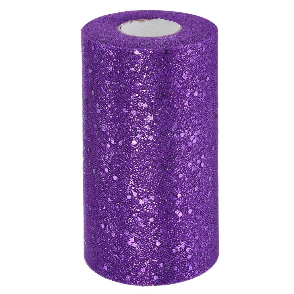 MALLA MORADA ESCARCHADA