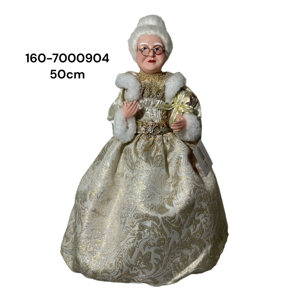 MAMA NOELA  DORADA 50CM