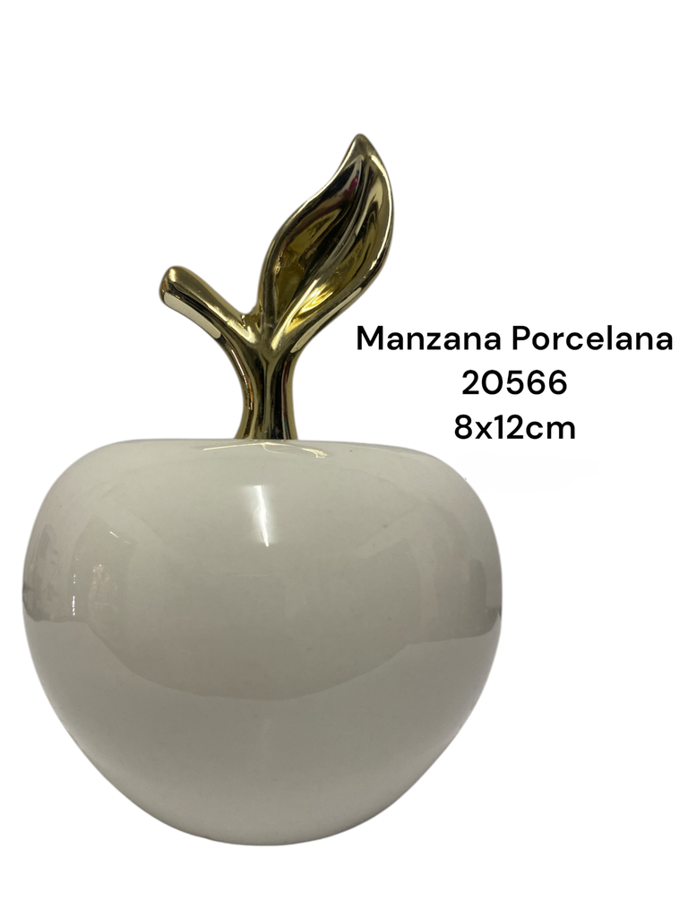 MANZANA PORCELANA 8X12CM