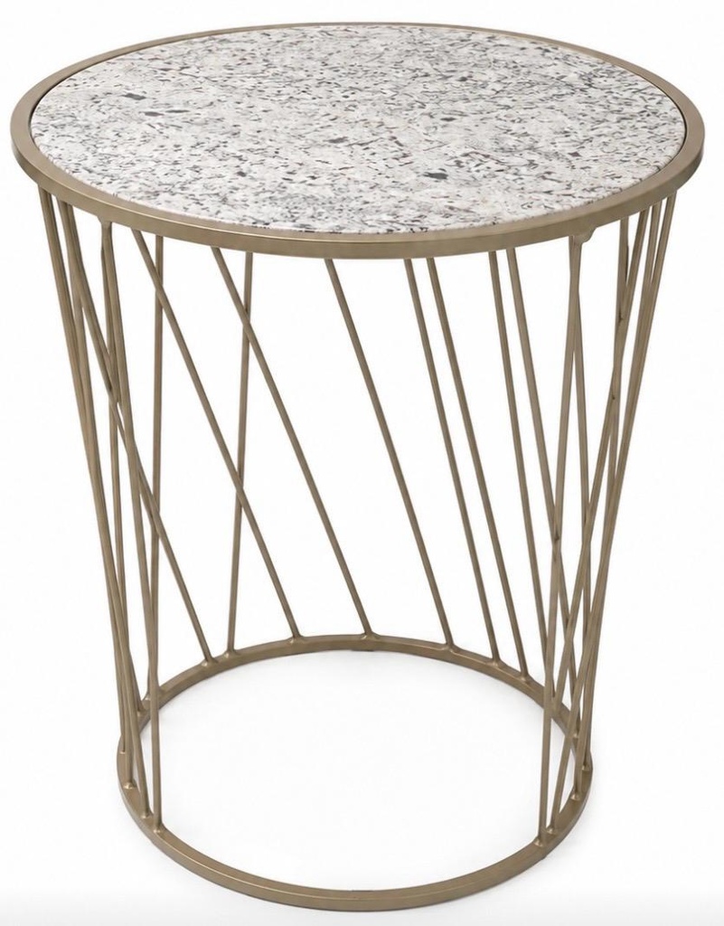 MESA CUARZITA 53X65CM.
