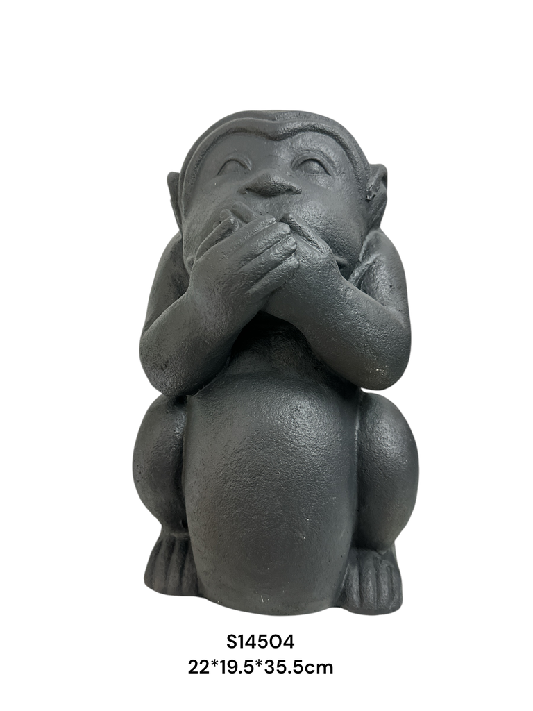 MONO MUDO FIBRA MINERAL CEMENTO 22X19.5X35.5CM