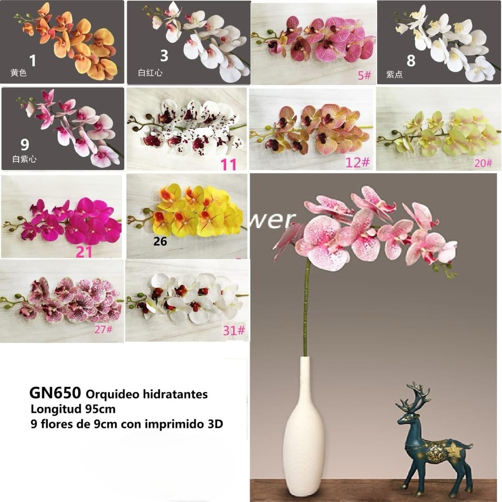 ORQUIDEA PHALAENOPSIS 95CM