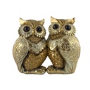 PAREJA DE BUHOS 16X7.5X13CM