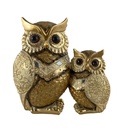 PAREJA DE BUHOS 16X8.5X15CM