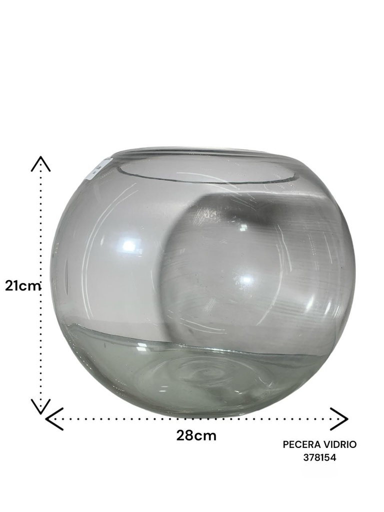 PECERA DE VIDRIO ES23407 28X21CM