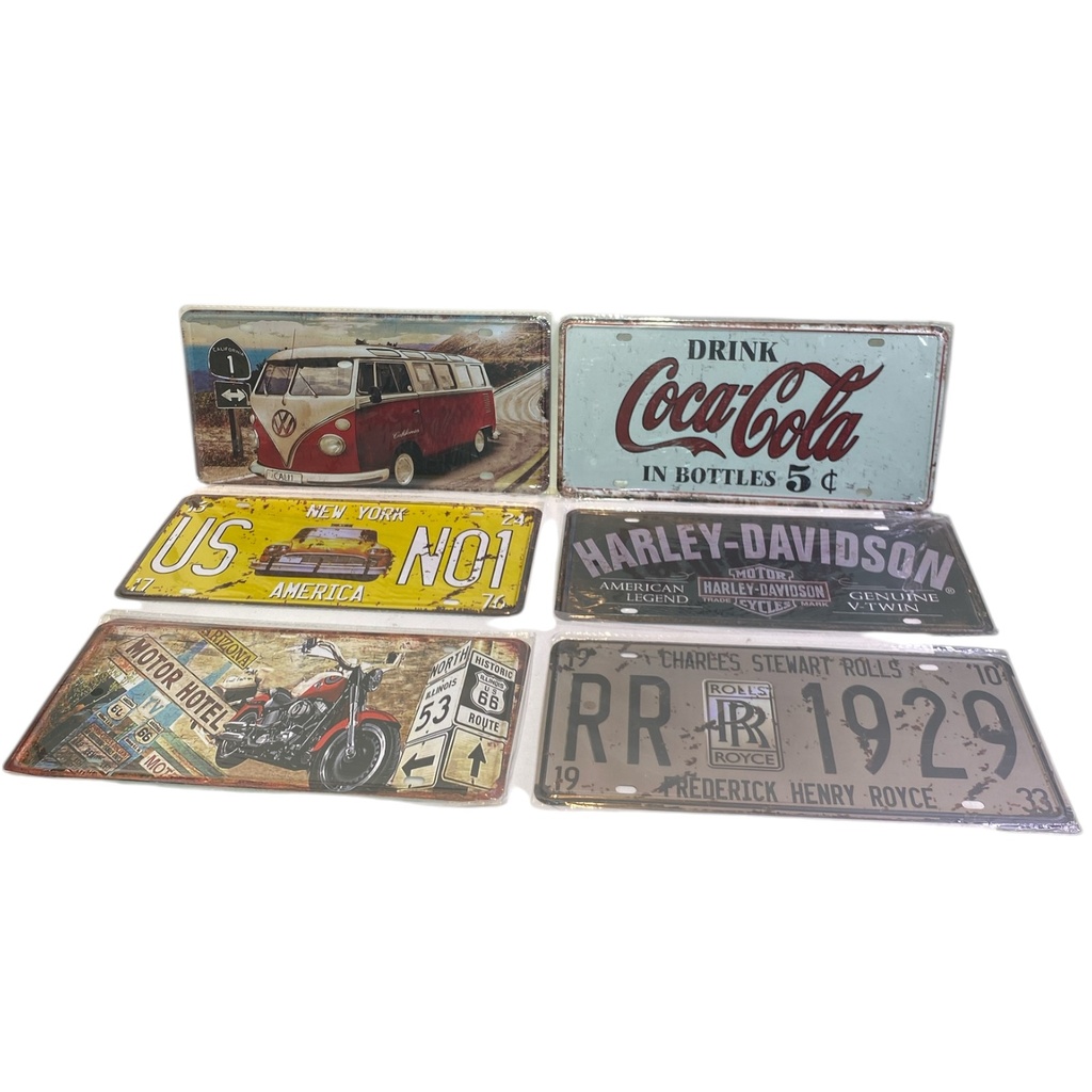 PLACA METALICA FI-2024-372 30X15CM