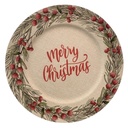 PLATO BASE MERRY CHRISTMAS REF:F102-MZ-006(33CM)