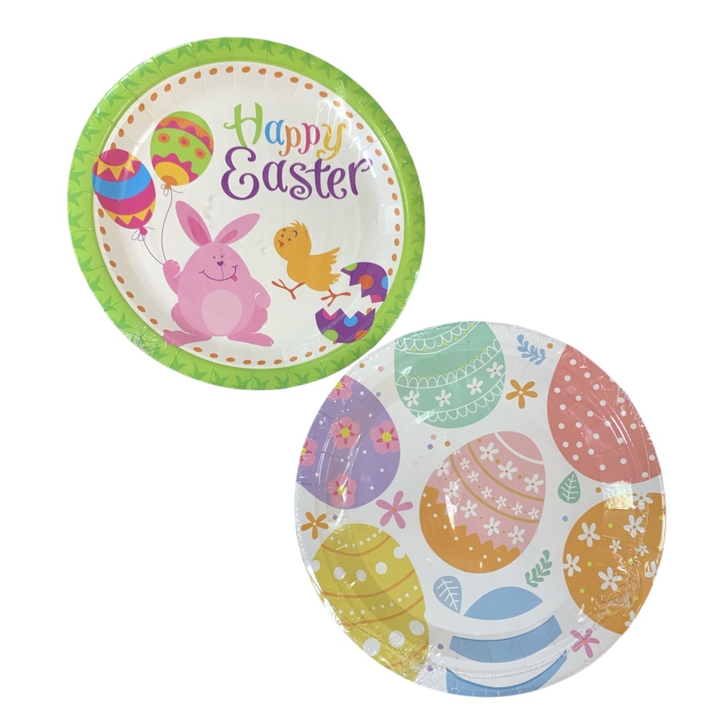 PLATO PASCUA SET X 8 UNIDADES