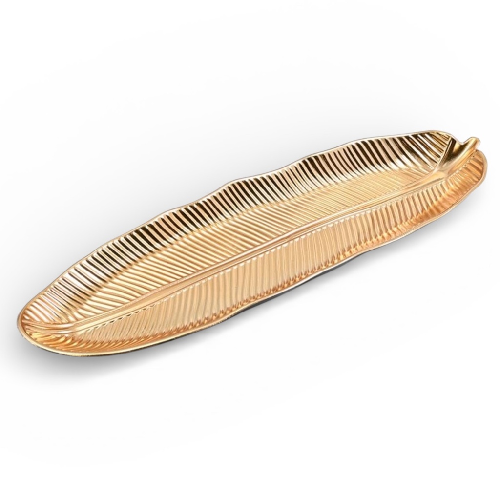 HOJA DECORATIVA DORADA REF: ES25369 40X13CM