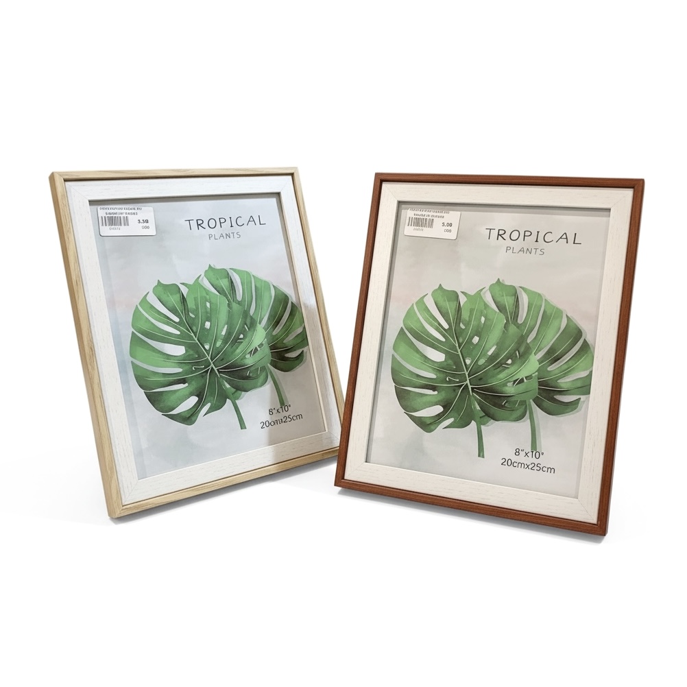 PORTA RETRATO MADERA 8X10" 20X25CM DOS TONOS REF: DR6093-8