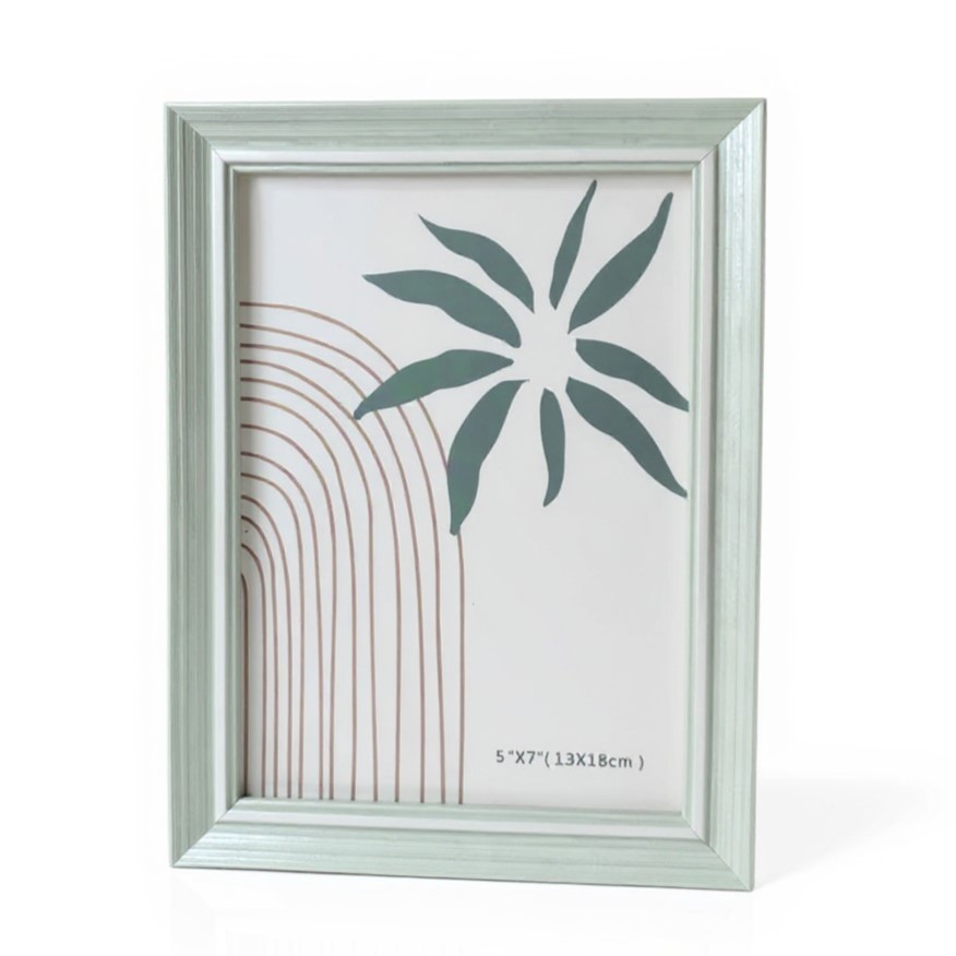 PORTARETRATO MADERA VERDE MENTA REF: ES20309-5 5X7" 13X18CM