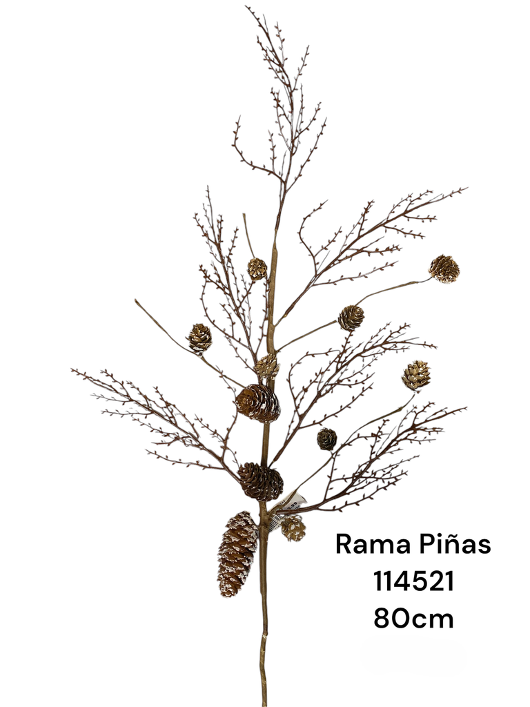 RAMA CIPRES CON SEMILLAS BELLOTA 80CM