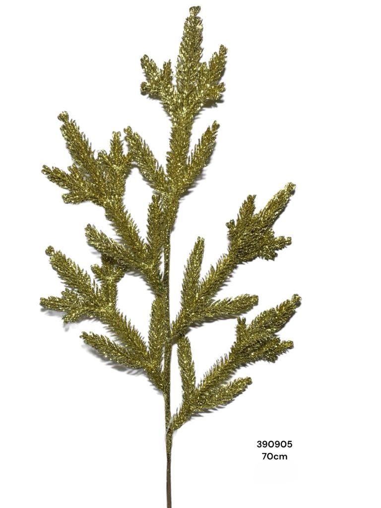 RAMA ESCARCHADA GOLD 75CM REF:CF8-21328R