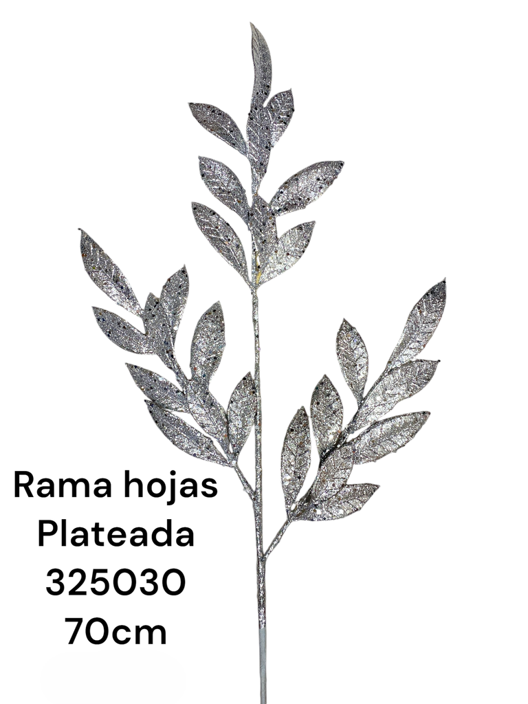 RAMA HOJAS PLATEADA E987 REF:CF2-14389 70CM