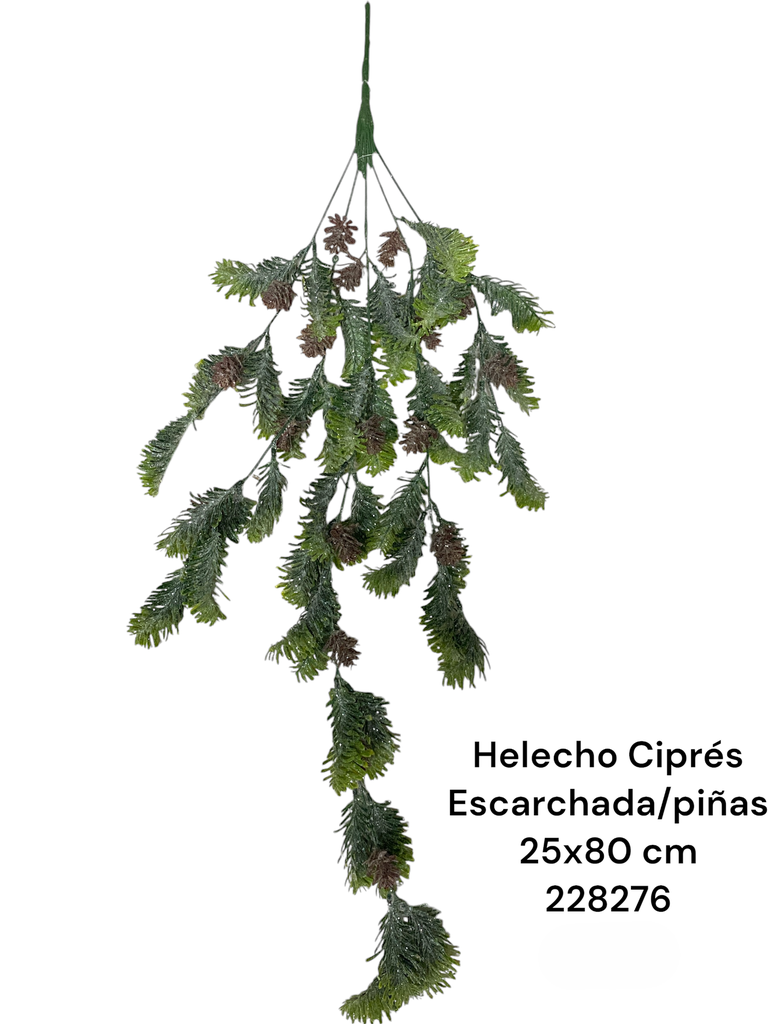 RAMA NAV.  ESCARCHADA VERDE/BELLOTAS REF:P21-86471