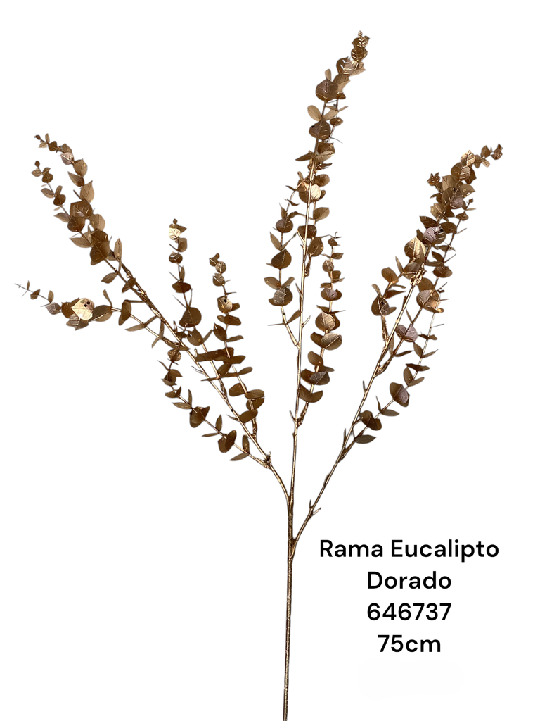 RAMA NAV. EUCALIPTO GOLD 75CM REF:CF8-21195R
