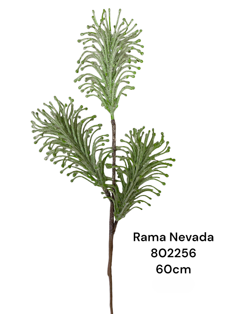 RAMA NAV. VERDE ESCARCHADA 60CM REF:P21-86454
