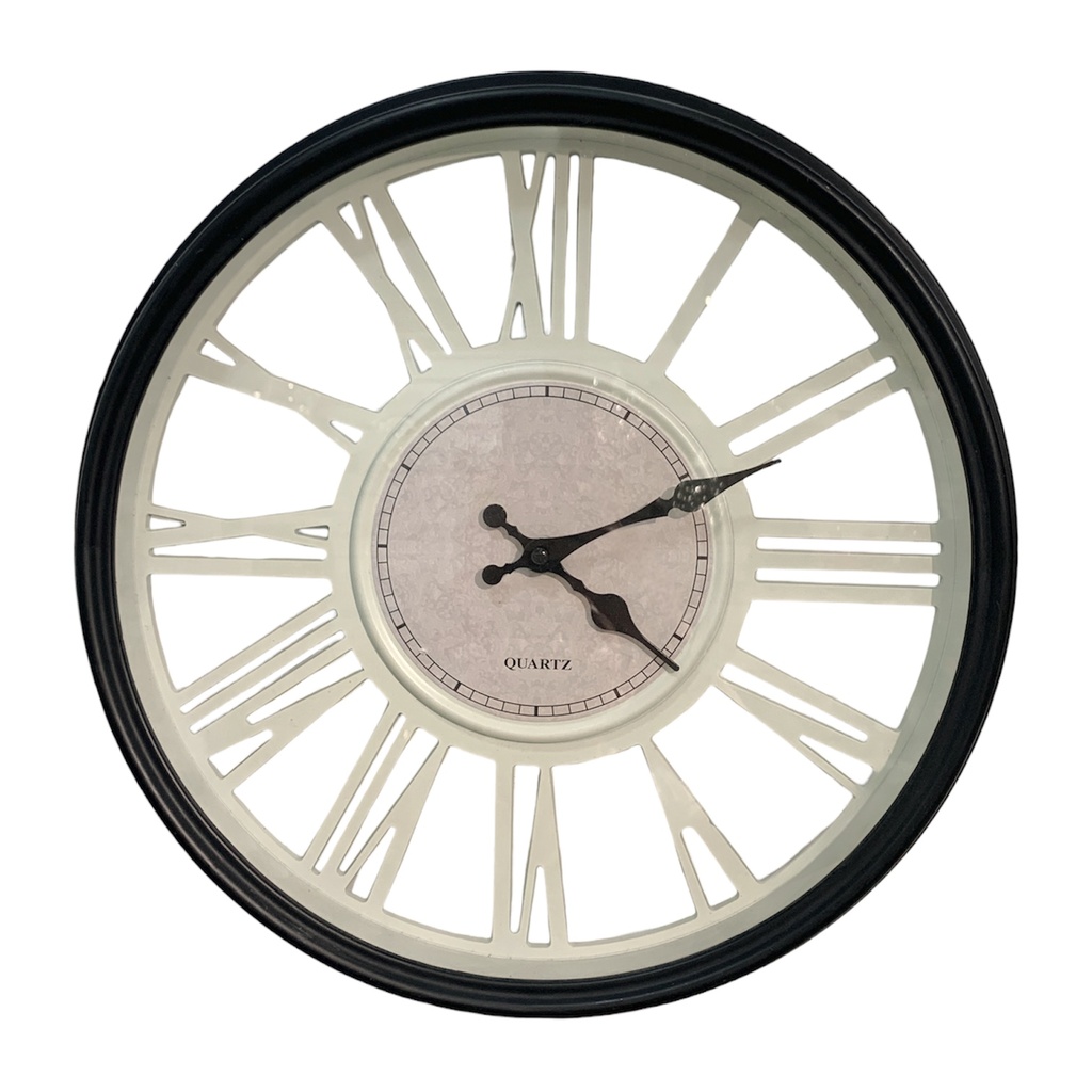 RELOJ DE PARED 44CM BLANCO