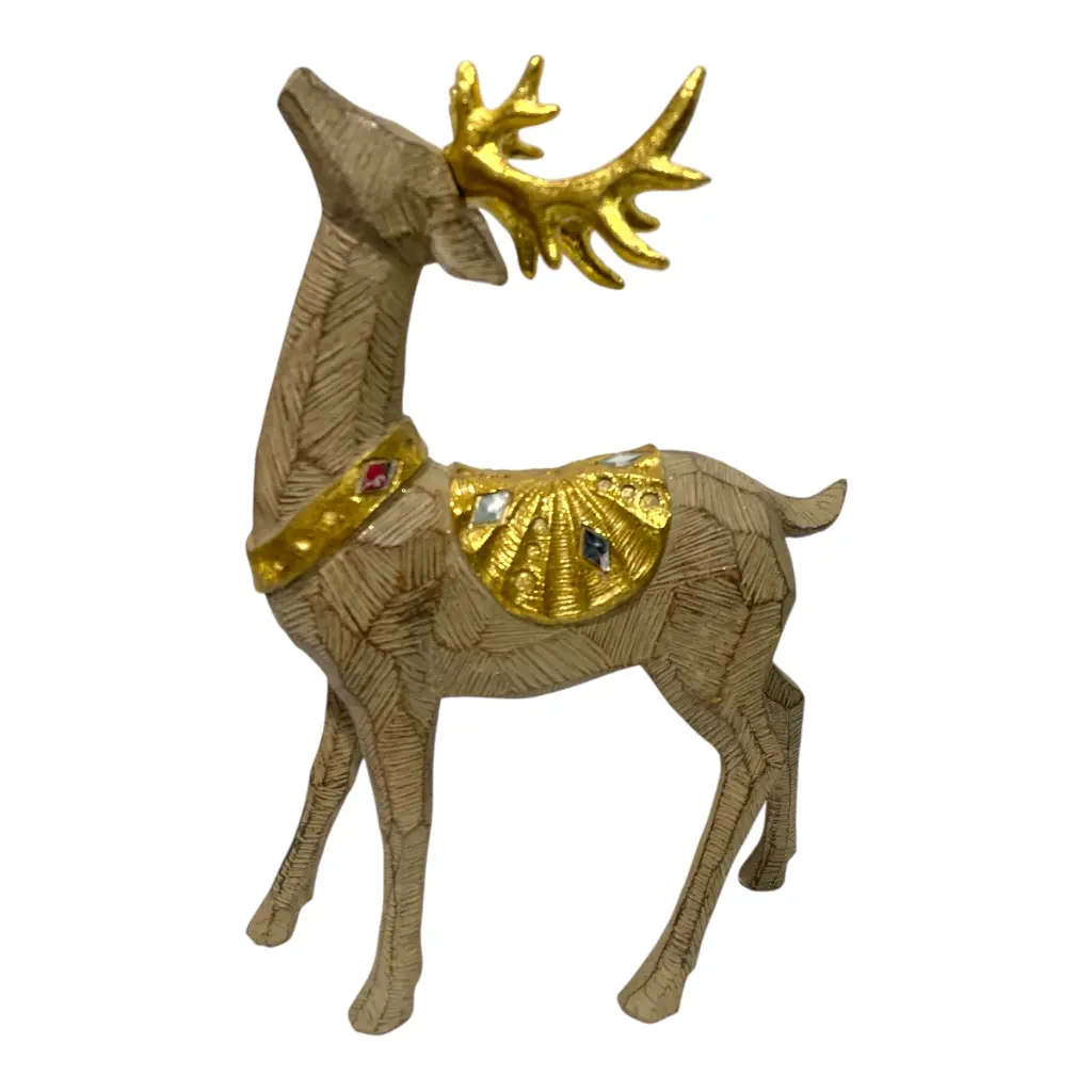 RENO NAVIDEÑO POLIRESINA 26CM  XX9010747