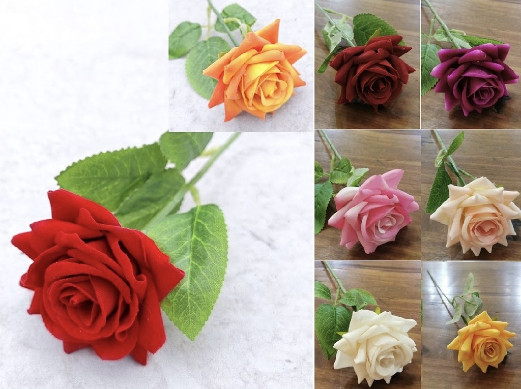 ROSA GAMUZA 36X8CM