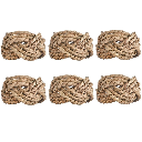 AROS DE SERVILLETA YUTE SET X6