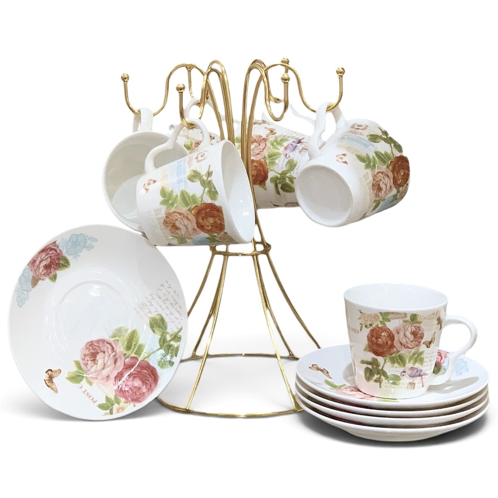 TAZA CON PLATO SC326 12PCS.