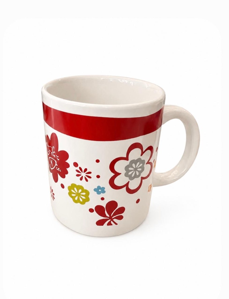 TAZA FELIZ DIA 8X10CM.