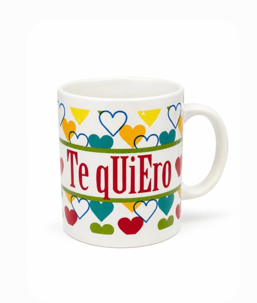 TAZA TE QUIERO 8X10CM.