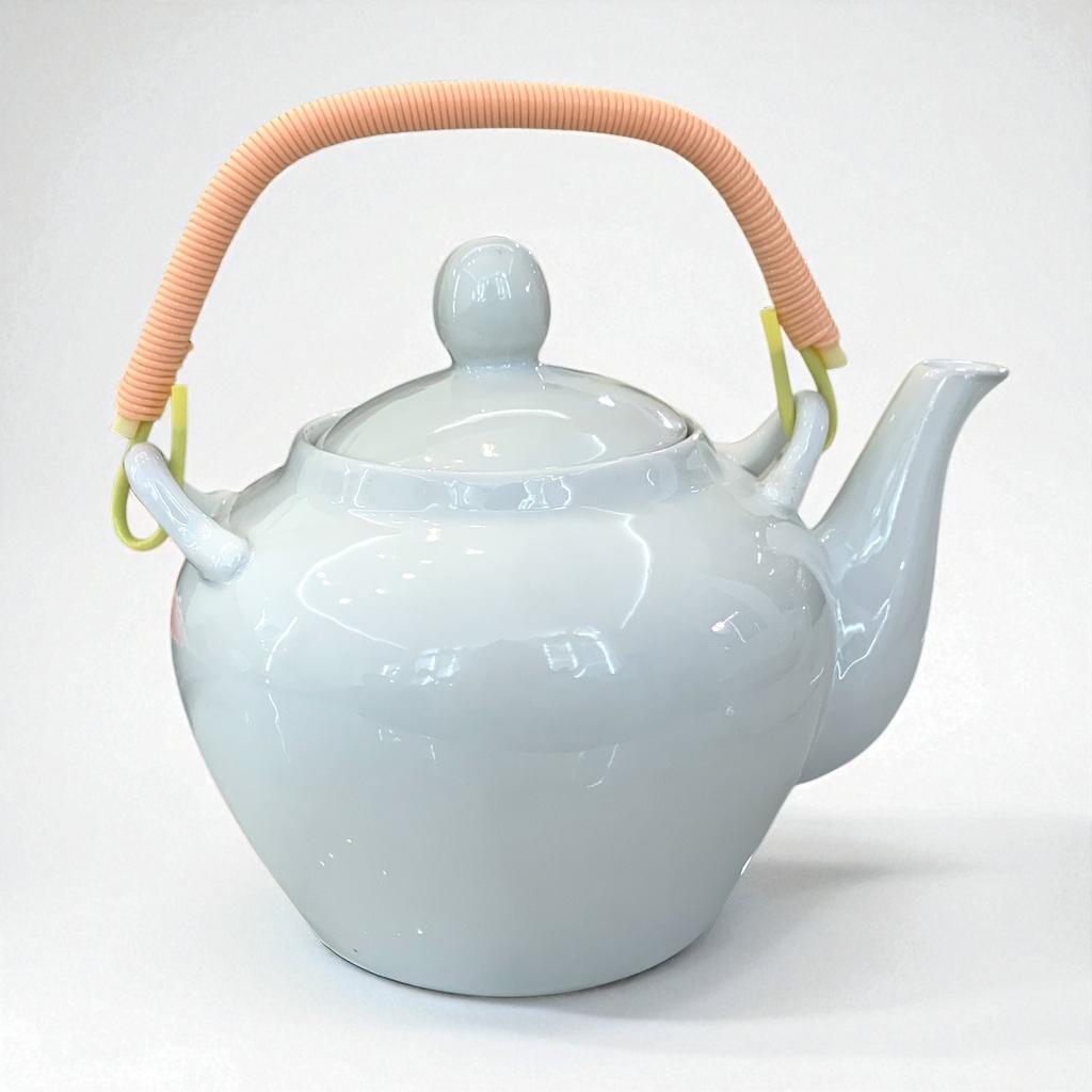 TETERA PORCELANA 17X13CM Y 15 CM CON AGARRADERA