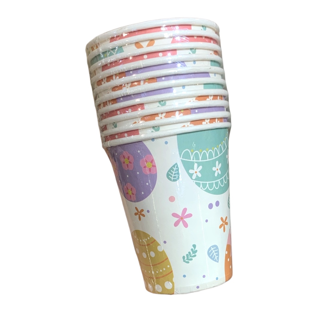 VASO PASCUA SET X 8 UNID.