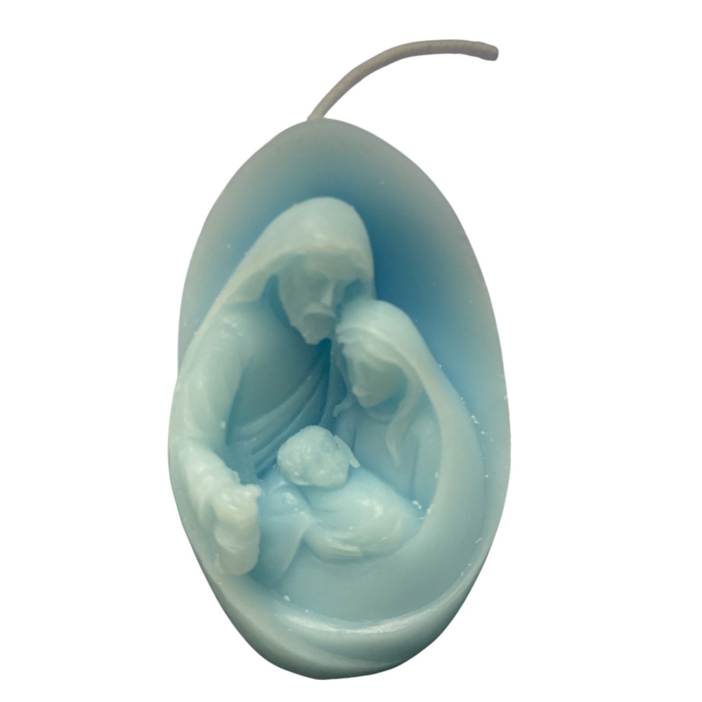 VELA SAGRADA FAMILIA 6.5X6.5X7CM