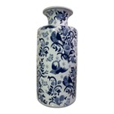 PT71-015 FLORERO CERAMICA AZUL 18X43CM