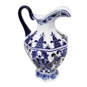 JARRA CURVA BLUE DECOR JAPANESE PORCELANA AZUL 16X24CM - PT71-016