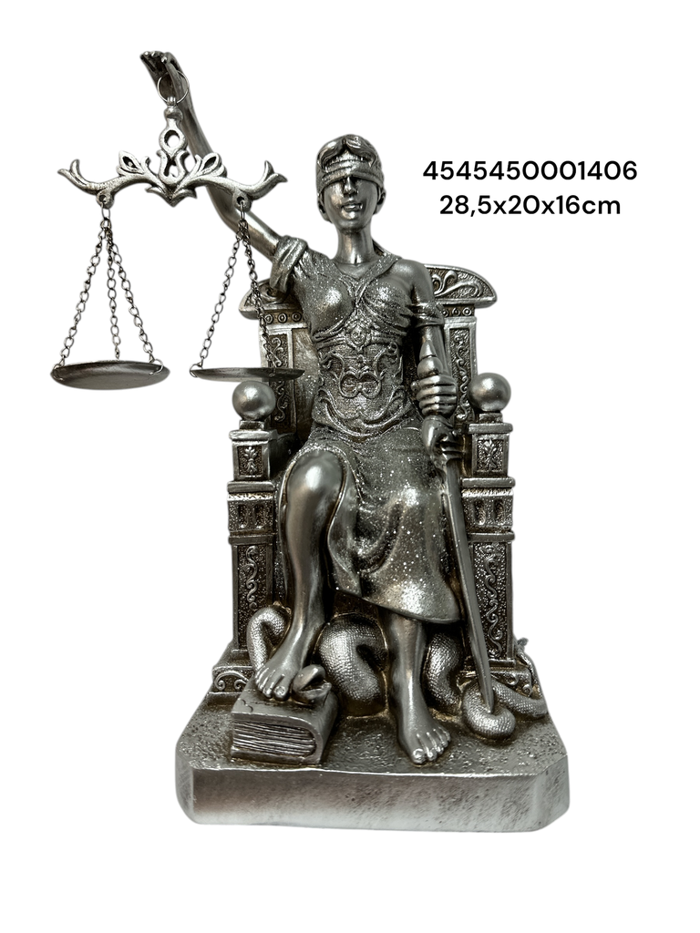 CS8180110 DAMA DE LA JUSTICIA 28.5*20*16CM