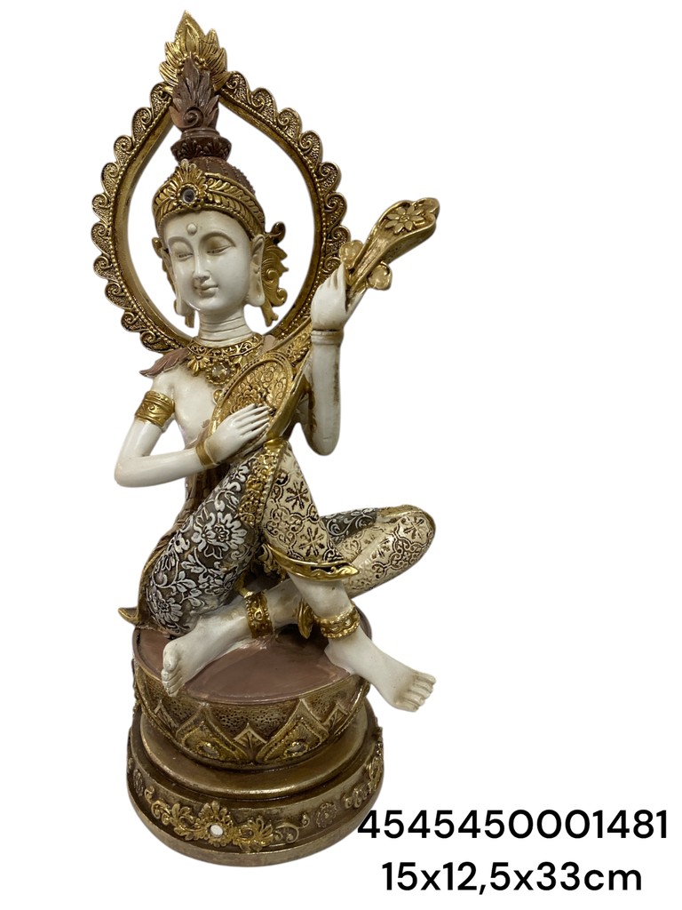 CS8020483 BUDA CON INSTRUMENTO 15X12.5X33CM