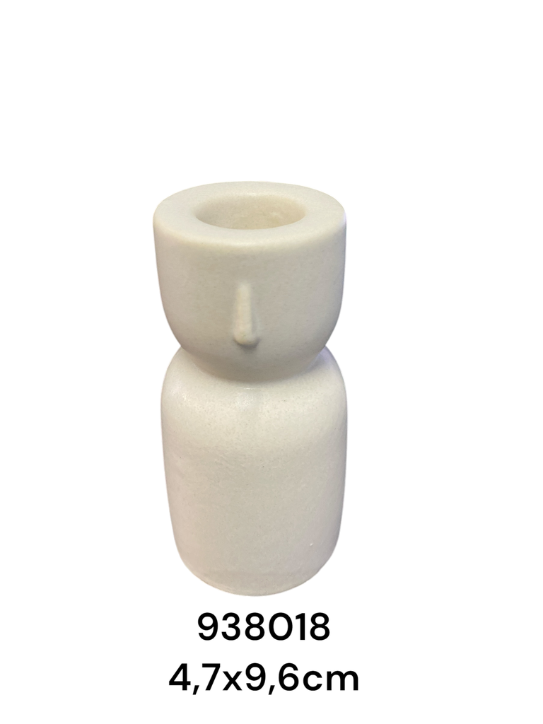 DL23564-3 CANDELABRO CERAMICA 4.7X9.6CM