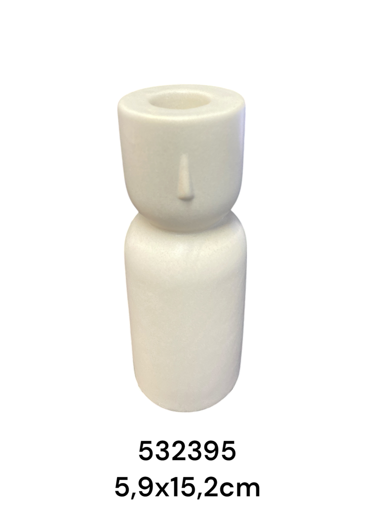 DL23564-2 CANDELABRO CERAMICA 5.9X15.2CM