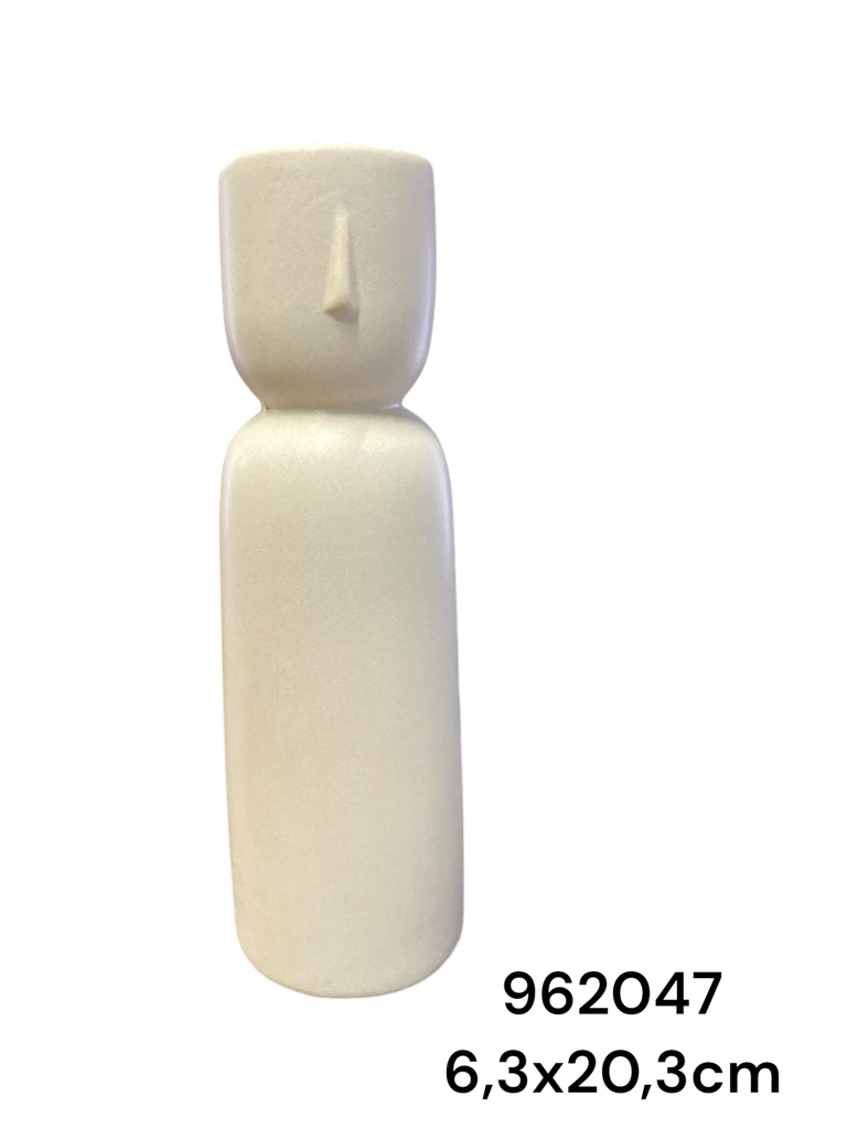 DL23564-1 CANDELABRO CERAMICA 6.3X20.3CM