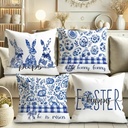 FORRO DE COJIN PASCUA BLUE DECOR 45X45CM