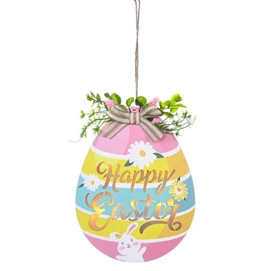LETRERO CON LUZ HAPPY EASTER 23X31CM