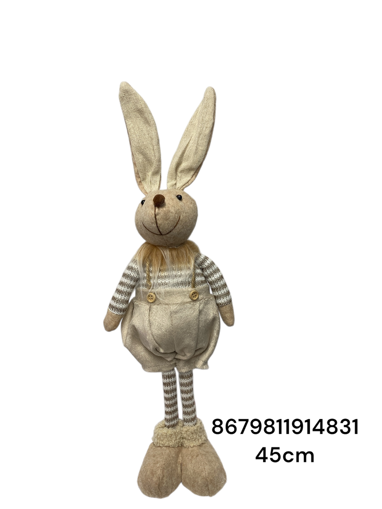 CONEJO PASCUA CAFE BEIGE 45CM