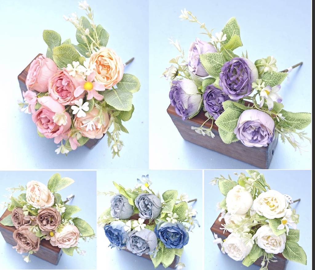 RAMO PEONIAS RAFAEL 30CM